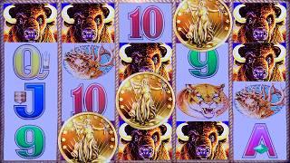 3 BIG BET BONUSES on BUFFALO GOLD