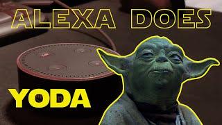 #9 Alexa does Yoda from Star Wars - Fun with alexa - Episode #002