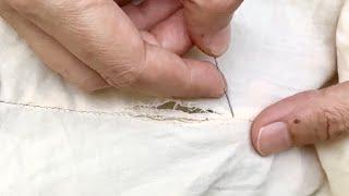 A magic solution to fix a hole in women clothes between legs in a way that will surprise you