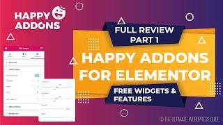 Happy Addons for Elementor - Free Widgets and Features