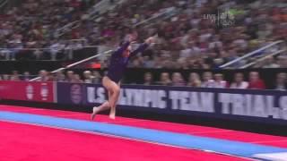 2012 US Olympic Trials Day 2 Jordyn Wieber Vault