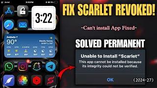 Scarlet Revoked? Fix Revocation & Unable to Verify on iPhone/iPad – Working for All Certificates