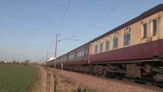 The Cathedrals Express to York,with LNER 4464 Bittern     December 2013