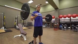 How to do a Barbell Bicep Drag Curl- Online Personal Trainer Mike Kneuer @WhatMikeEats