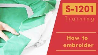 Smartstitch Embroidery Machine S1201 Learn Embroidery  How to embroider