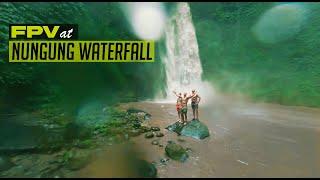 The most epic waterfall in Bali | Nungnung waterfall | FPV vision