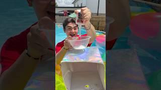 Yes Or No Slime Challenge In The Pool  #SummerOnShorts