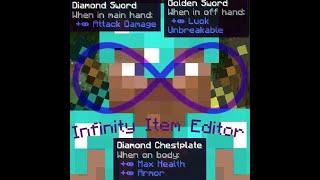 Чит Infinity item editor I как сделать цветные название вещам?