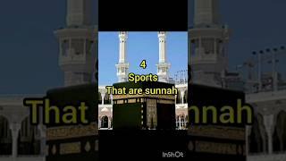 4 sports that are sunnah #islam #shorts