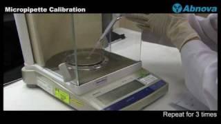 Micropipette Calibration