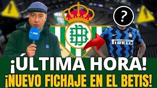  ¡FICHAJE BOMBA! ¡REAL BETIS CERRANDO NUEVO DELANTERO SORPRESA!  ULTIMAS NOTICIAS DEL REAL BETIS