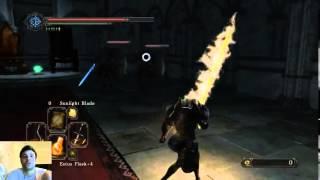Dark Souls 2: Double Pursuer Fight (Ring of Blades +2) Melee Only