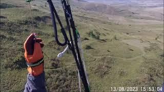 Armenian Paragliding Tsovagyuch Takeoff from the middle of the slope 13.08.2023