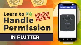 Permission Handler in Flutter #khoobcoding