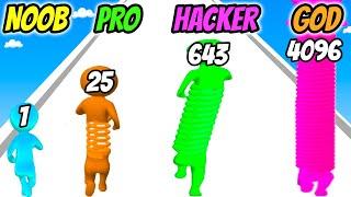 NOOB vs PRO vs HACKER vs GOD - Toy Spring Man