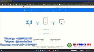 UNLOCK / DECODE ZAIN, STC, Three UK, DU, T-Mobile, Huawei 5G H122-373 Router