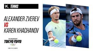 ALEXANDER ZVEREV vs KAREN KHACHANOV | Tennis - Highlights | Olympische Spiele - Tokyo 2020