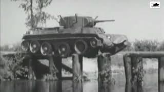 Russian Vintage BT 7 Tanks Doing Tricks