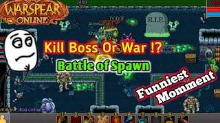 Warspear Online - Funniest Kill Boss Spawn | MCS Like A Pro !?