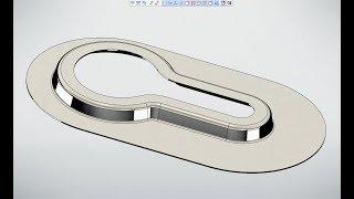 T-FLEX CAD: Деталь 3. Листовой металл: выштамповка