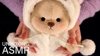 ASMR Get-a-Hug Bear Unboxing ( soft spoken, soft fabric sounds)