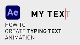 How to create typing text animation