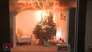 Elide Fire USA - Christmas Tree Demo!