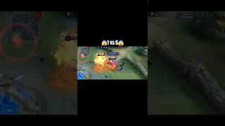 1 vs 5#julian #juliano #mobilelegends #mlbb #shorts