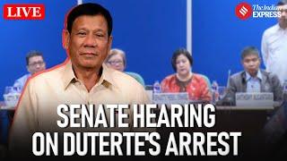 Rodrigo Duterte Senate Hearing LIVE | Senate Debates ICC Compliance & Arrest