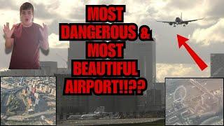 Flying into England's most DANGEROUS & most BEAUTIFUL Airport | Guernsey to London City