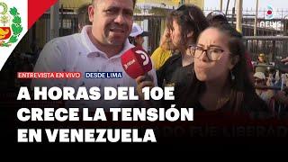 A horas del 10E: DNews en vivo desde la manifestación por Venezuela en Perú