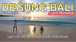 Musik degung Bali menenangkan pikiran dengan sunset cantik pantai Melasti Bali