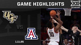 UCF vs. Arizona Game Highlights | 2024-25 Big 12 Men’s Basketball