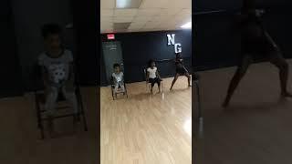Best friends at dance class