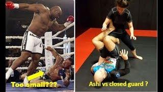Can a smaller fighter beat a much bigger fighter? Ashi or closed guard?