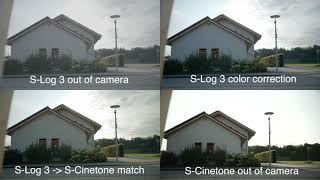 Sony FX3 / Dynamic Range / Slog3 vs S-Cinetone / Comparison