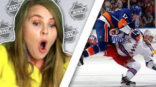 Irish People Watch The Hardest NHL Hockey Hits