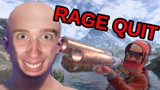 the FASTEST RAGE QUIT in RUST - rust trolling