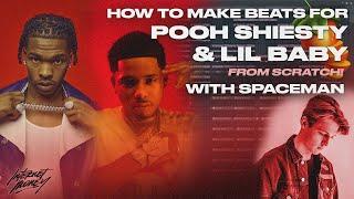 MAKING A BEAT FROM SCRATCH FOR POOH SHIESTY AND LIL BABY W/ SPACEMAN | FL Studio Tutorial