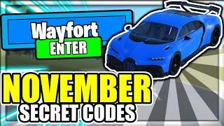 (NOVEMBER 2020) ALL *NEW* SECRET OP CODES! Wayfort Roblox