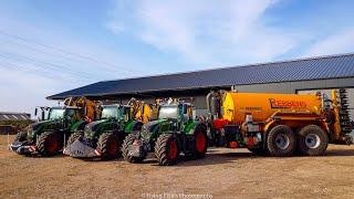 Mestseizoen 2021 XL | Slurry season | Gülle saison | 3 x Fendt 724 Vario ProfiPlus | 3 x Veenhuis