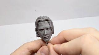 How To Sculpt A Head With Plasticine - Making Keanu Reeves (Timelapse)