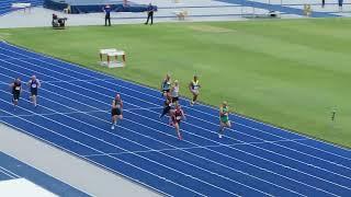 100m 60-64 Men Final, Pan Pacs Masters Games, SAF 8 November 2024