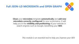 Full JSON LD MICRODATA and OPEN GRAPH SEO -  Prestashop Addons