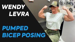 Wendy Levra - Biceps Workout and Pumped Posing - [Pozedown]