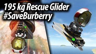 Mun Rescue Glider #SaveBurberry  (Tutorial: 29) Kerbal Space Program (KSP) 1.2 Stock Parts