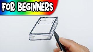 How to draw a book cover | Simple Drawings