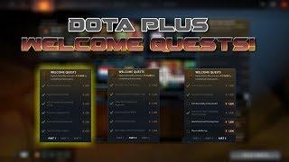 Dota 2 | Dota Plus Welcome Quests Part 1 | How To Complete Them