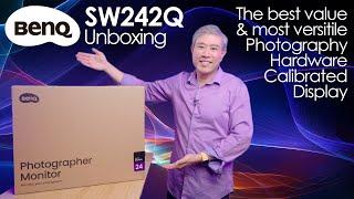 Unboxing BenQ SW242Q - SW240 worthy successor & arguably the best value hardware calibrate display!