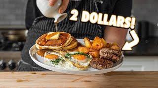 The 2 Dollar All American Breakfast | But Cheaper